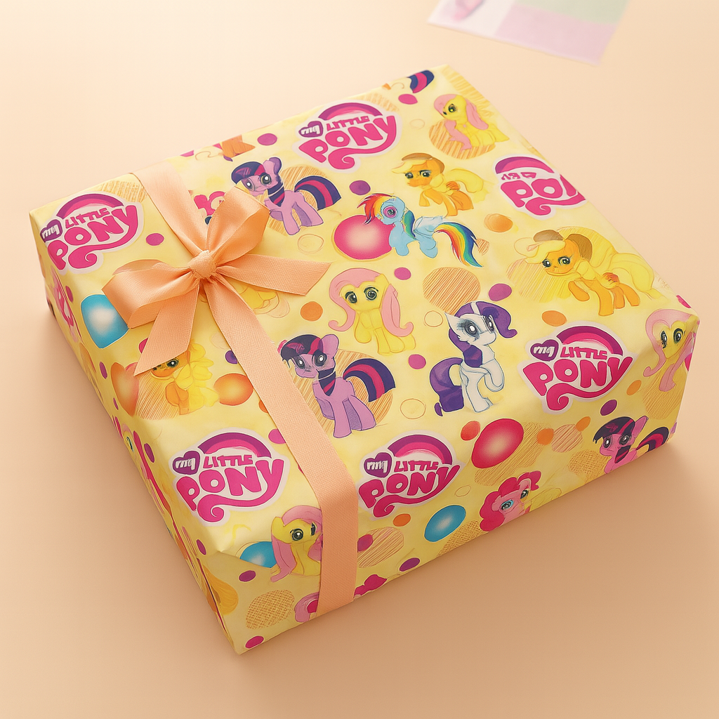 My Little Pony Gift Wrapping Paper (Pack of 20 sheets) | 80 GSM | 19.5 x 27.5 inches