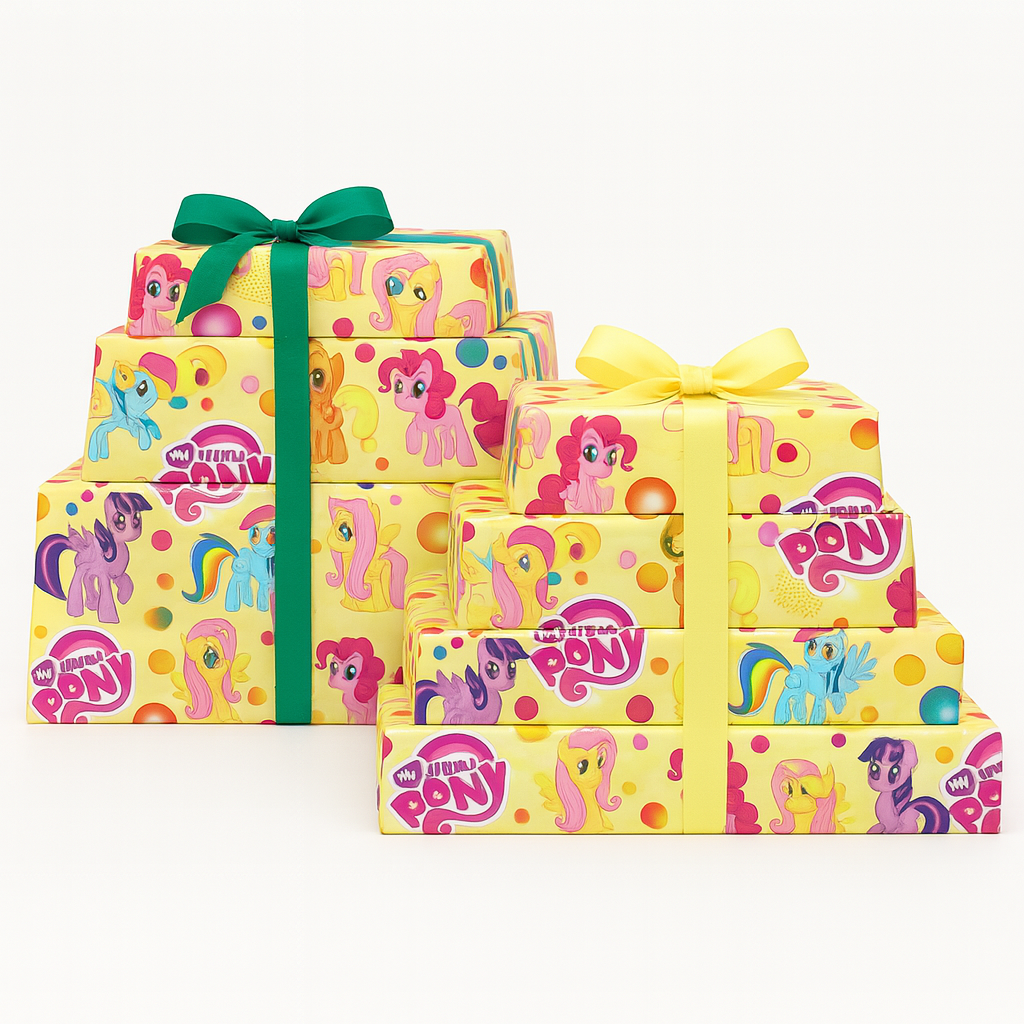 My Little Pony Gift Wrapping Paper (Pack of 20 sheets) | 80 GSM | 19.5 x 27.5 inches