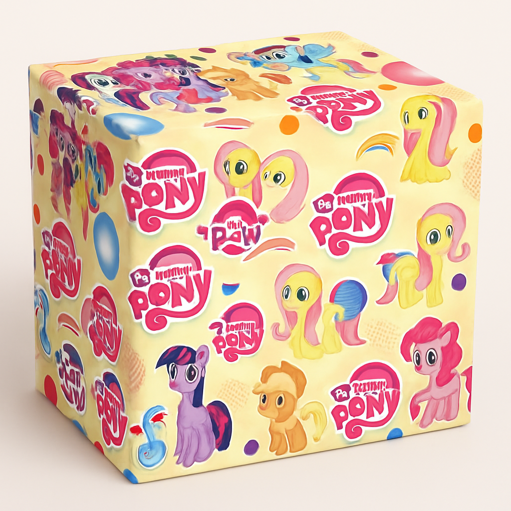 My Little Pony Gift Wrapping Paper (Pack of 20 sheets) | 80 GSM | 19.5 x 27.5 inches