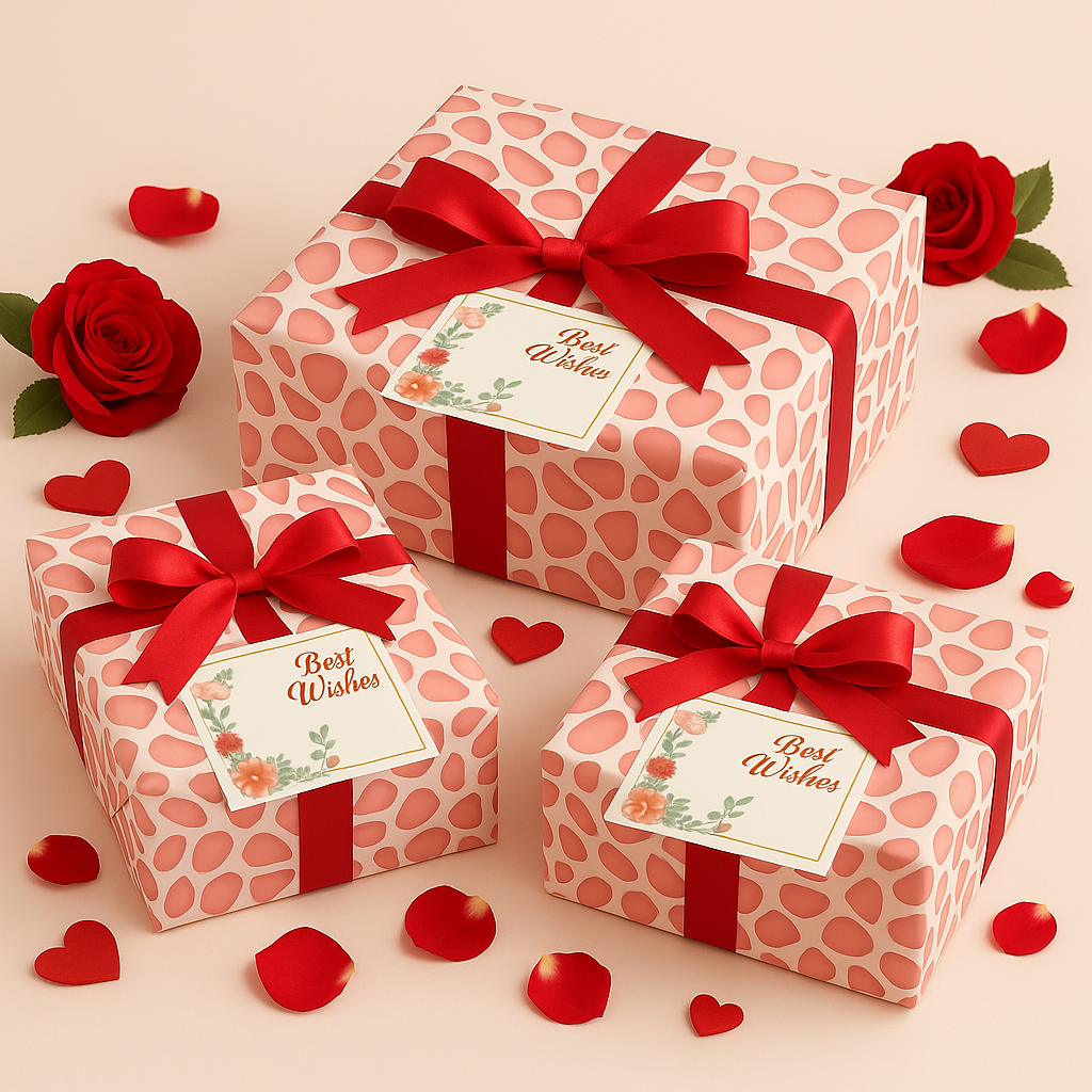 Pink White Maze (Pack of 20 sheets) | 95 GSM | 19.5 x 27.5 inches