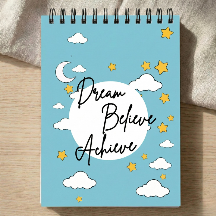 Dream Believe Achieve A5 Diary