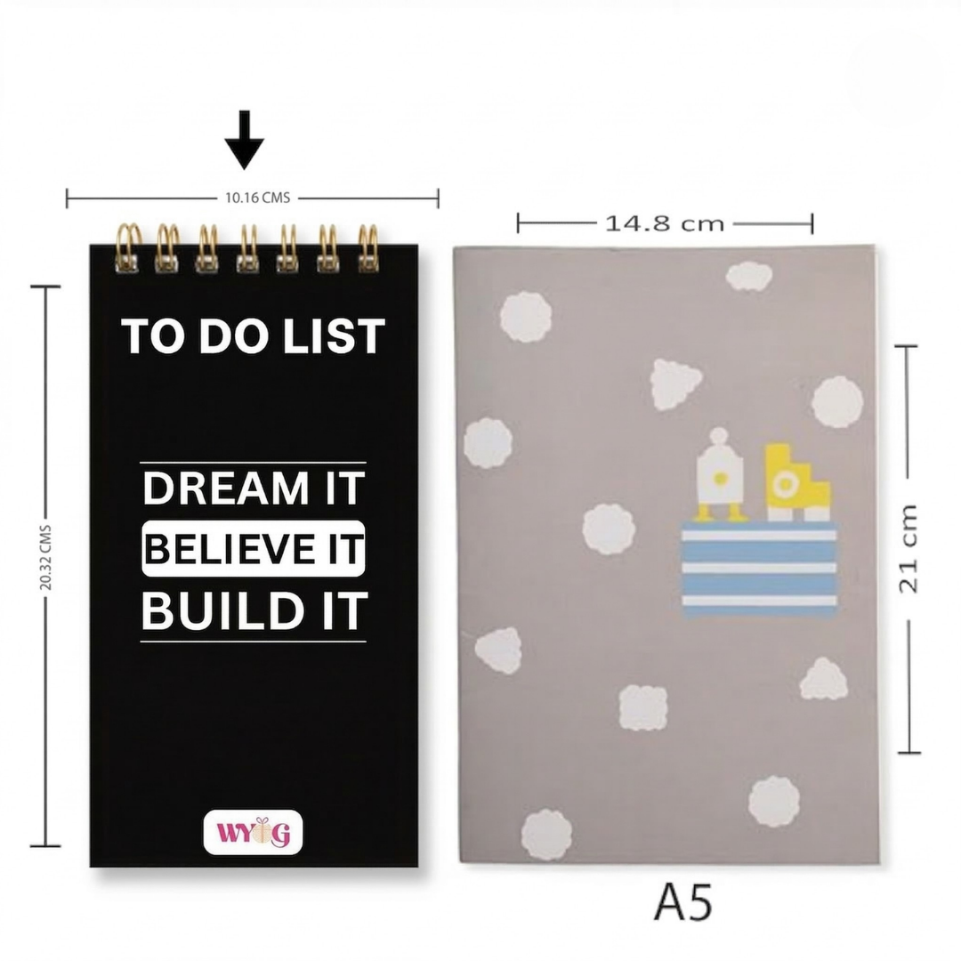 Dream It Believe It - To do List