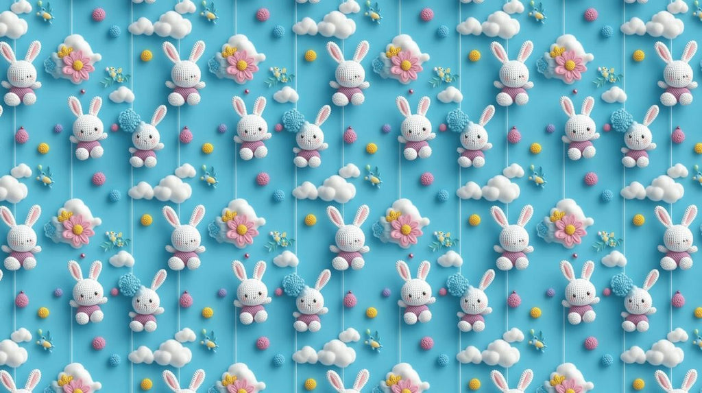 Bunny Gift Wrapping Paper (Pack of 20 sheets) | 95 GSM | 19.5 x 27.5 inches