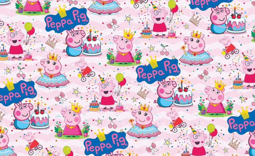 Peppa Pig Gift Wrapping Paper(Pack of 20 sheets) | 80 GSM | 19.5 x 27.5 inches