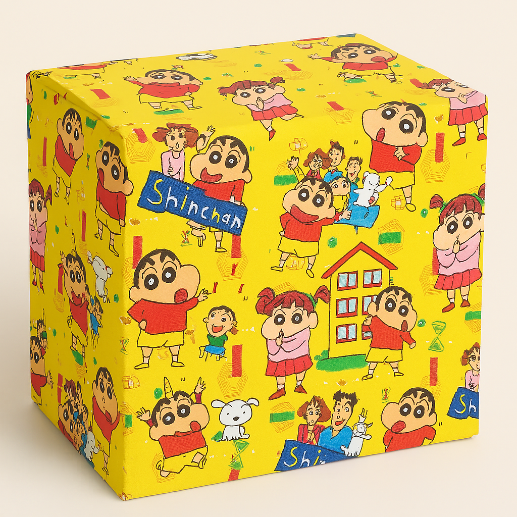 Shinchan Gift Wrapping Paper(Pack of 20 sheets) | 80 GSM | 19.5 x 27.5 inches