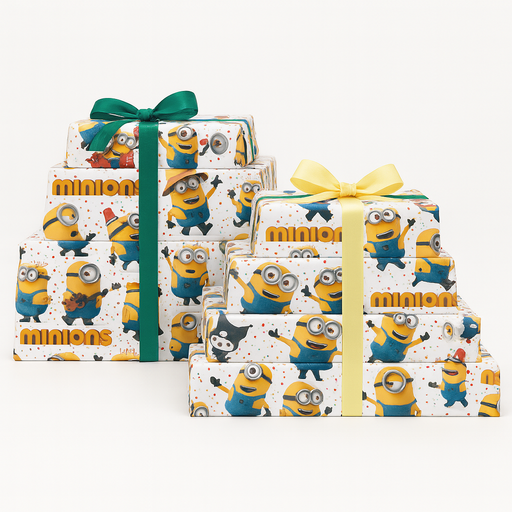 Minion Gift Wrapping Paper (Pack of 20 sheets) | 80 GSM | 19.5 x 27.5 inches