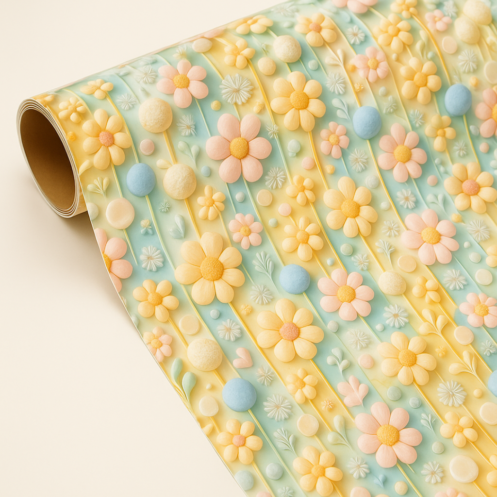 Cute Floral Gift Wrapping Paper (Pack of 20 sheets) | 95 GSM | 19.5 x 27.5 inches