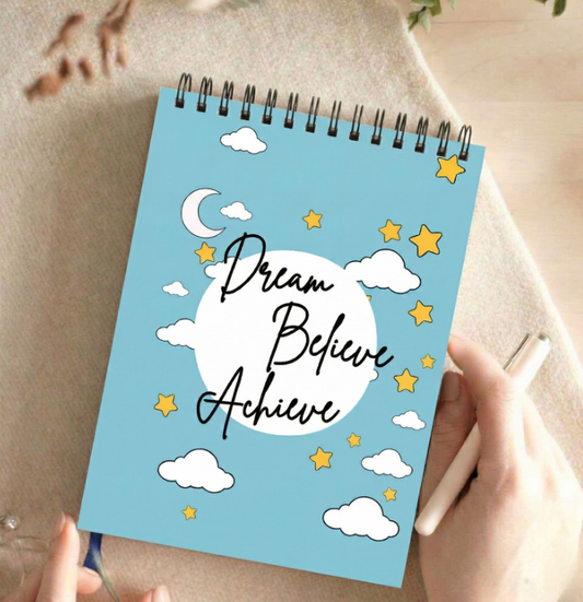 Dream Believe Achieve A5 Diary